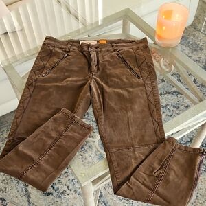 ANTHROPOLOGY Charcoal Buttoned Pants